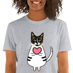 Camiseta Gato Enamorao