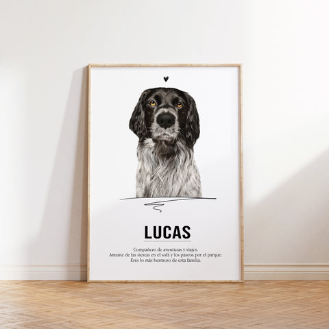 Ilustración Realista Lucas