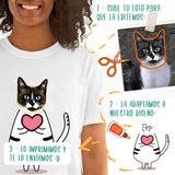 Camiseta Gato Enamorao